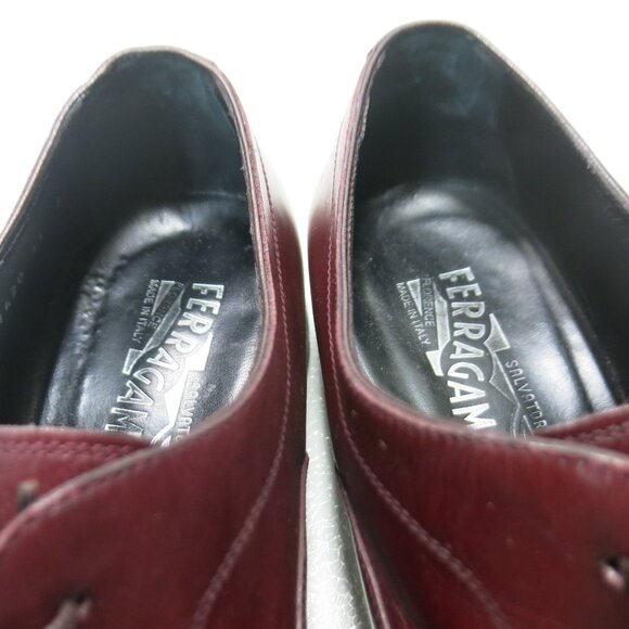 Vintage Salvatore Ferragamo Leather Dress Footwear Oxford Shoes Mens Footwear 11 - Picture 7 of 7